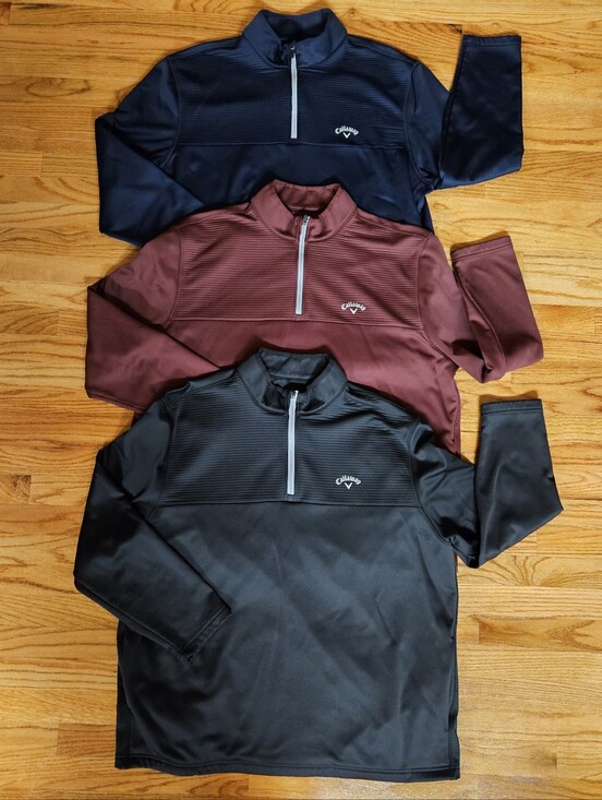 Callaway Other - Callaway Men's Quarter-Zip Performance Jackets in Navy, Burgundy, and Black